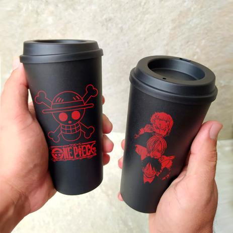 Copo Bucks One Piece Com tampa de café Personalizado - Bluper