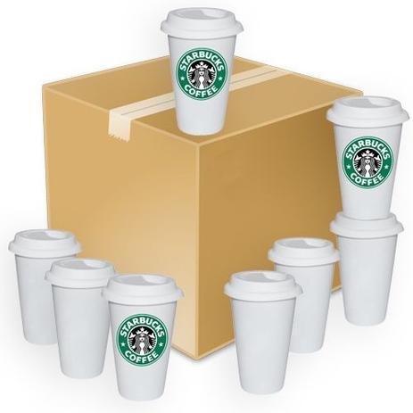 Copo Cerâmica Branca Café StarBucks 310ml Resinada P/ Sublimação (B136) - 24 Unidades (Caixa Fechada) - Mecolour shopvirtua3000 Menor preço em Copo Cerâmica Branca Café StarBucks 310ml Resinada P/ Sublimação (B136) - 24 Unidades (Caixa Fechada) - Mecolour shopvirtua3000