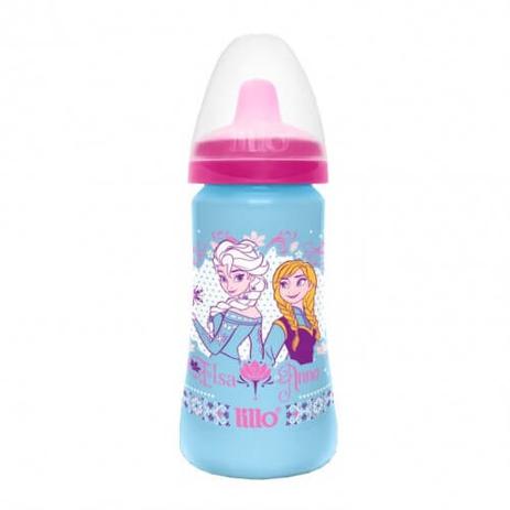 Menor preço em Copo Colors 300ml Elsa e Anna Bico de TPE - Lillo