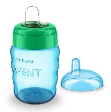 Copo Com Bico De Silicone Easy Sip Cup 260ml +9m Bpa Free Azul - Philips avent Menor preço em Copo Com Bico De Silicone Easy Sip Cup 260ml +9m Bpa Free Azul - Philips avent