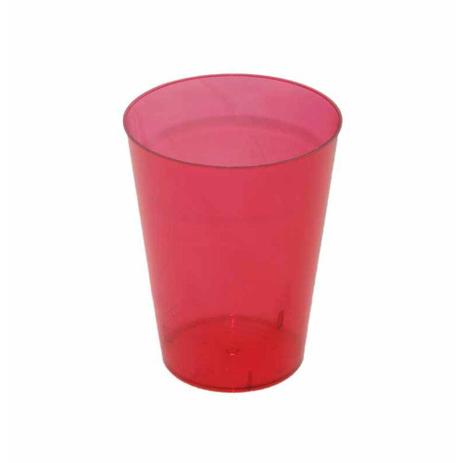 Copo cristal 200ml vermelho 10un / pct / amalu Menor preço em Copo cristal 200ml vermelho 10un / pct / amalu