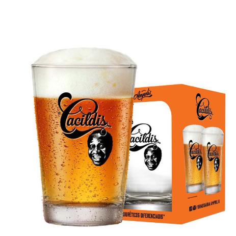 Copo de Cerveja Caldereta Cacildis Vidro 300ml - Cacildes