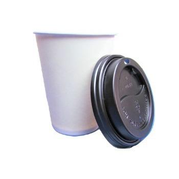 Copo de Papel Biodegradável 240 ml com Tampa de Bico 100 unidades - M.B. Menor preço em Copo de Papel Biodegradável 240 ml com Tampa de Bico 100 unidades - M.B.