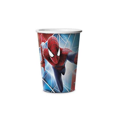 Copo de Papel Descartável Homem Aranha 330ml 08 unidades Regina Festas Menor preço em Copo de Papel Descartável Homem Aranha 330ml 08 unidades Regina Festas