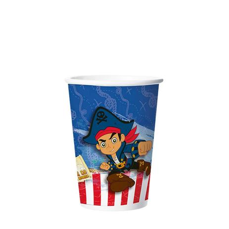 Copo de Papel Descartável Jake e os Piratas da Terra do Nunca 180ml 08 unidades Regina Festas Menor preço em Copo de Papel Descartável Jake e os Piratas da Terra do Nunca 180ml 08 unidades Regina Festas
