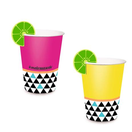 Copo de Papel Descartável Keep Calm 240ml 08 unidades Cromus Menor preço em Copo de Papel Descartável Keep Calm 240ml 08 unidades Cromus