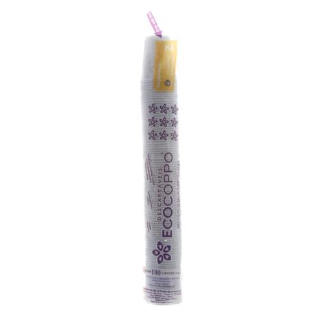 Copo de Plástico Descartável Branco de 180ml Ecocoppo Menor preço em Copo de Plástico Descartável Branco de 180ml Ecocoppo