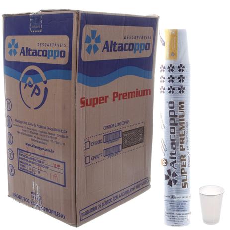 Copo de Plástico Descartável PP Branco de 300ml Caixa com 2000 Unidades Altacoppo Menor preço em Copo de Plástico Descartável PP Branco de 300ml Caixa com 2000 Unidades Altacoppo