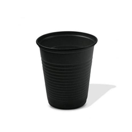 Copo de Plástico Descartável Preto 200ml Pacote c/ 50un Trik Trik Menor preço em Copo de Plástico Descartável Preto 200ml Pacote c/ 50un Trik Trik