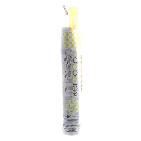 Copo de Plástico Descartável PS Branco de 200ml Pacote com 100 Unidades Kerocopo Menor preço em Copo de Plástico Descartável PS Branco de 200ml Pacote com 100 Unidades Kerocopo