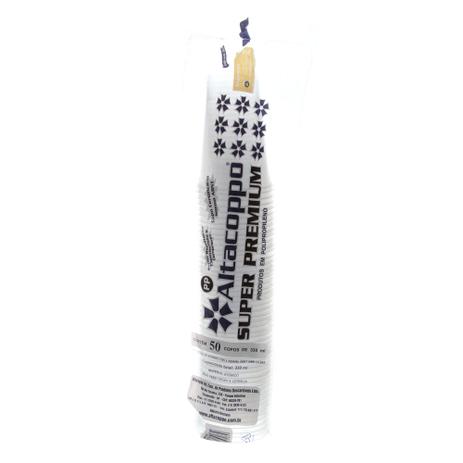 Copo de Plástico PP Transparente de 330ml Pacote 50un Altacoppo Menor preço em Copo de Plástico PP Transparente de 330ml Pacote 50un Altacoppo