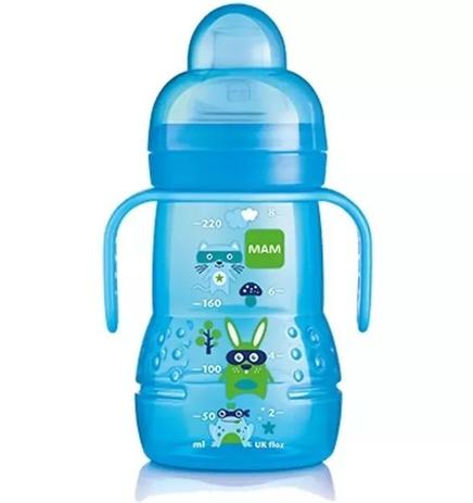 Copo De Transição Com Bocal Macio Trainer Boys 220ml 4223 - Mam Menor preço em Copo De Transição Com Bocal Macio Trainer Boys 220ml 4223 - Mam