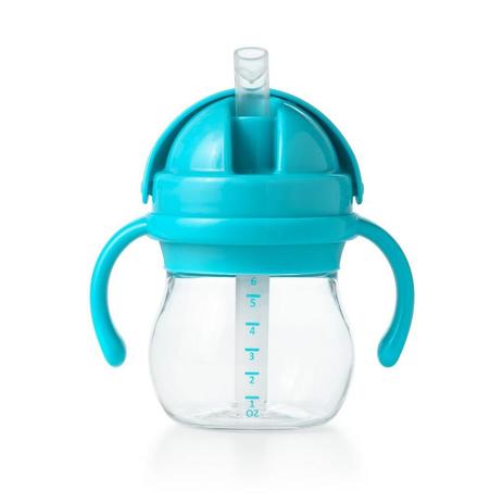 Copo de transição com canudo e alças OXOTot - 150ml - Cor Aqua Menor preço em Copo de transição com canudo e alças OXOTot - 150ml - Cor Aqua