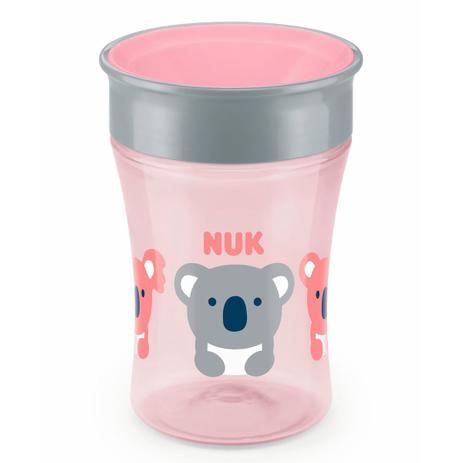 Copo De Treinamento 360 Evolution Magic Cup Rosa Coala NUK Menor preço em Copo De Treinamento 360 Evolution Magic Cup Rosa Coala NUK
