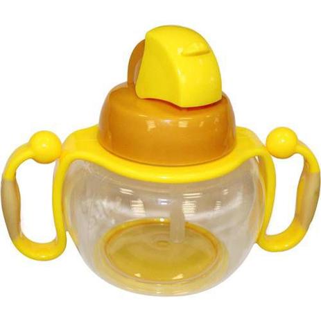 Copo de Treinamento com Canudo 200 ML Amarelo - Ibimboo Menor preço em Copo de Treinamento com Canudo 200 ML Amarelo - Ibimboo