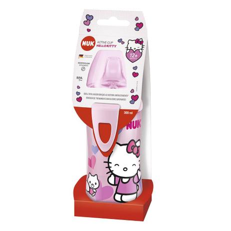 Copo de Treinamento Nuk Active Cup Hello Kitty 12m+ - PA7619-2G Menor preço em Copo de Treinamento Nuk Active Cup Hello Kitty 12m+ - PA7619-2G