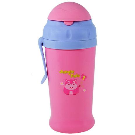 Copo de Treinamento Rosa com canudo 360ml - MaxiBaby - Maxi baby Menor preço em Copo de Treinamento Rosa com canudo 360ml - MaxiBaby - Maxi baby