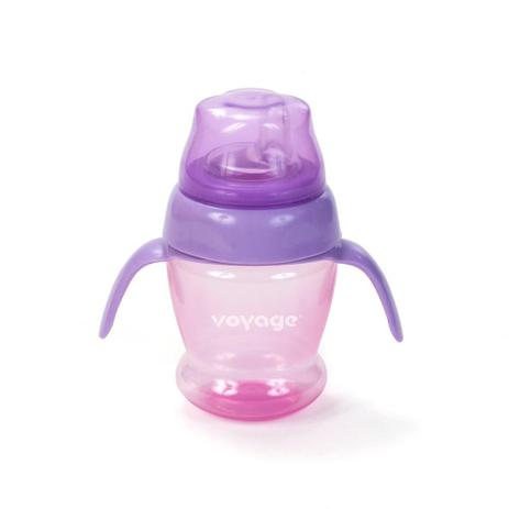 Copo de Treinamento Voyage Anti-Vazamento Rosa 150ml 6m+ - IMP91175 Menor preço em Copo de Treinamento Voyage Anti-Vazamento Rosa 150ml 6m+ - IMP91175