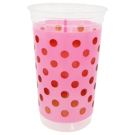 Copo Descartável 300ml Mania Poá Rosa Prafesta 30 Unidades Menor preço em Copo Descartável 300ml Mania Poá Rosa Prafesta 30 Unidades
