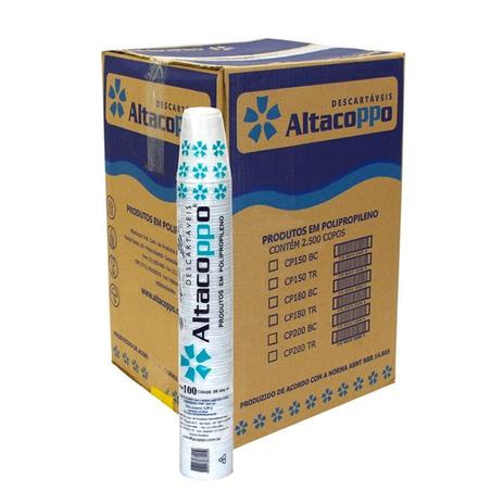Copo Descartável Água Transparente 200ml Altacoppo Caixa Com 2500 Unidades Menor preço em Copo Descartável Água Transparente 200ml Altacoppo Caixa Com 2500 Unidades