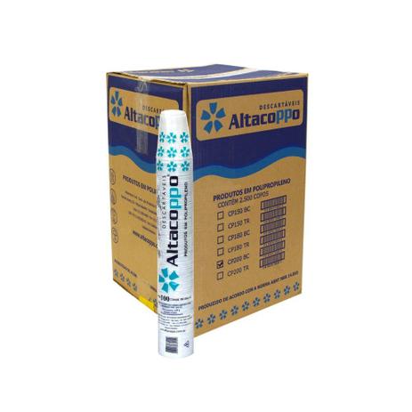 Copo Descartável Altacoppo 200 ml - Cx. c/ 2.500 Unidades Menor preço em Copo Descartável Altacoppo 200 ml - Cx. c/ 2.500 Unidades