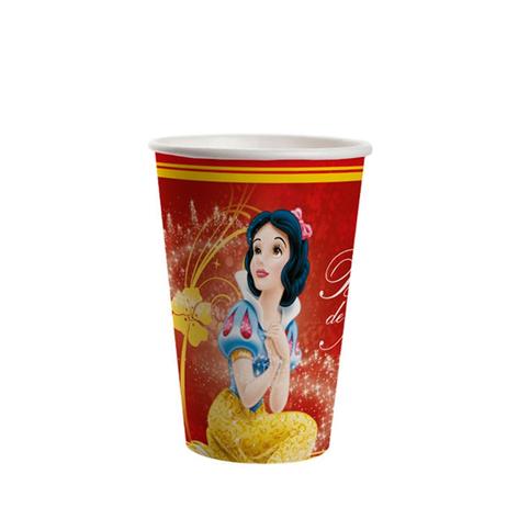 Copo Descartável Branca de Neve New 08 unidades Regina Festas Menor preço em Copo Descartável Branca de Neve New 08 unidades Regina Festas