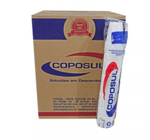COPO DESCARTÁVEL Cap 300ml cx com 2000 und Coposul Menor preço em COPO DESCARTÁVEL Cap 300ml cx com 2000 und Coposul
