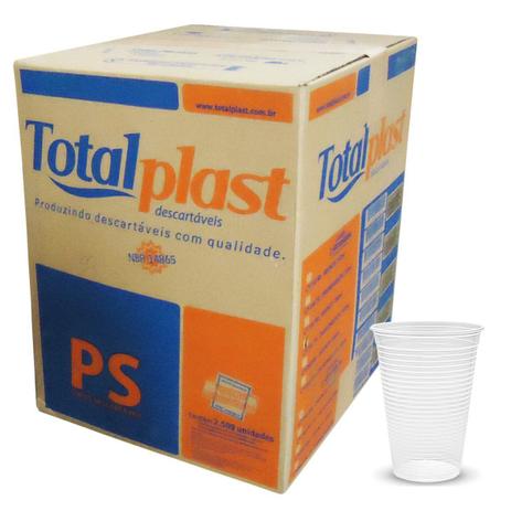 Copo Descartavel para agua 180 ml com 2500 unidades - Totalplast Menor preço em Copo Descartavel para agua 180 ml com 2500 unidades - Totalplast