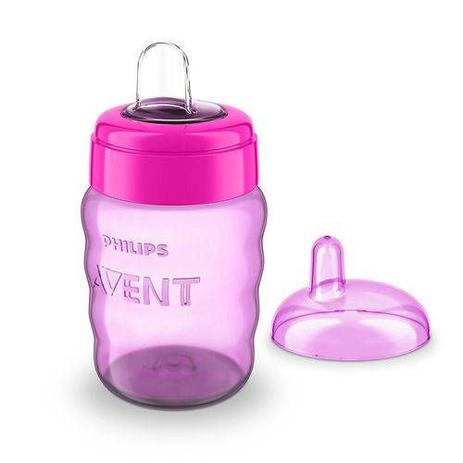 Copo Easy Sip Cup com Bico de Silicone Menina 260ml - Philips Avent - Philips-avent Menor preço em Copo Easy Sip Cup com Bico de Silicone Menina 260ml - Philips Avent - Philips-avent