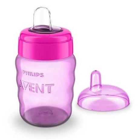 Copo EASY SIP CUP com Bico de Silicone Menina 260ML Philips AVENT SCF553/03 Menor preço em Copo EASY SIP CUP com Bico de Silicone Menina 260ML Philips AVENT SCF553/03