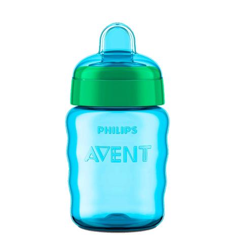 Copo Easy Sip Cup Com Bico De Silicone Menino 260ml - Avent - Philips avent Menor preço em Copo Easy Sip Cup Com Bico De Silicone Menino 260ml - Avent - Philips avent