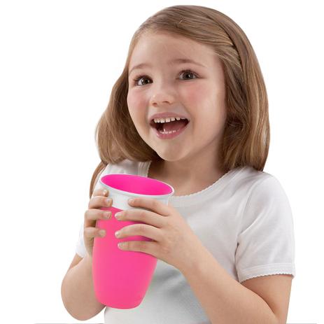 Menor preço em Copo Grande 360 - 296 ml - Pink - Munchkin