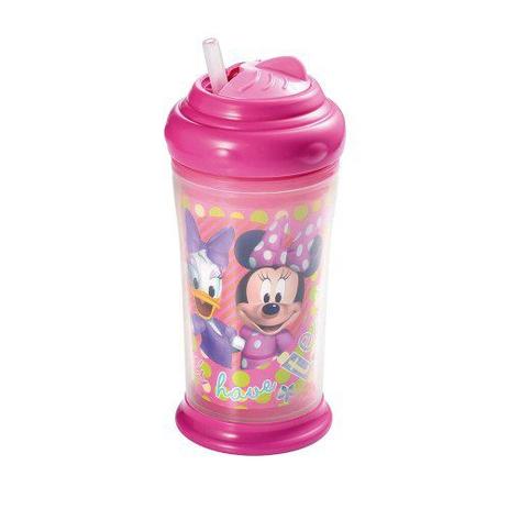 Copo Infantil Térmico Com Canudo Silicone Minnie Multikids Menor preço em Copo Infantil Térmico Com Canudo Silicone Minnie Multikids