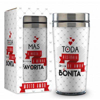 Copo inox térmico - Toda história de amor é bonita - Brasfoot é ruim? Copo inox térmico - Toda história de amor é bonita - Brasfoot é boa?