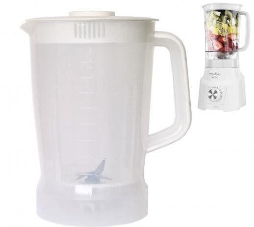 Copo Liquidificador Britânia B1000 Translucido Tampa Branca - Britania Menor preço em Copo Liquidificador Britânia B1000 Translucido Tampa Branca - Britania