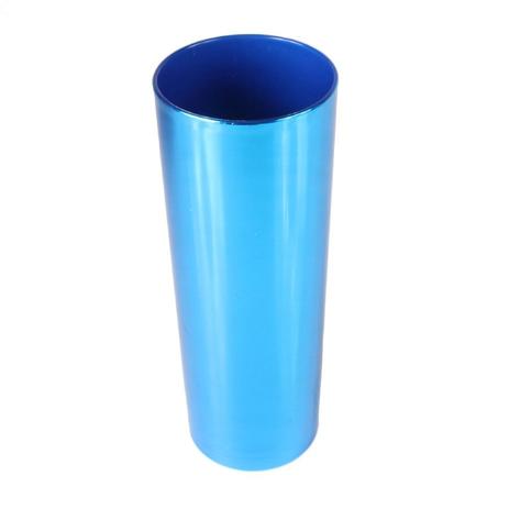 Copo Long Drink Azul Metalizado 360ml - Aluá festas Menor preço em Copo Long Drink Azul Metalizado 360ml - Aluá festas