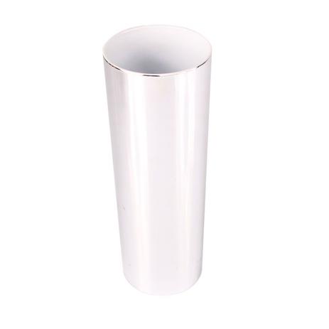 Copo Long Drink Prata com Interior Branco 360ml - Aluá festas Menor preço em Copo Long Drink Prata com Interior Branco 360ml - Aluá festas