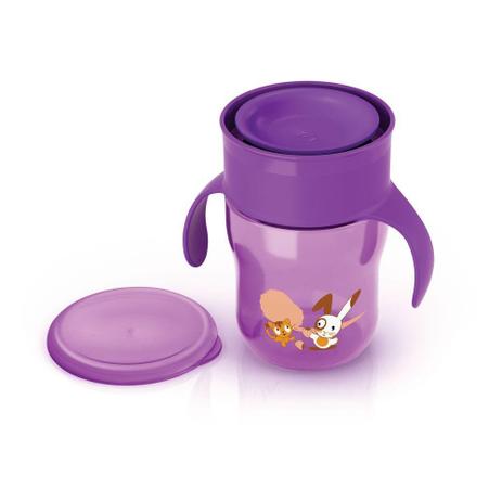 Copo Natural 260ml Roxo Philips AVENT Menor preço em Copo Natural 260ml Roxo Philips AVENT