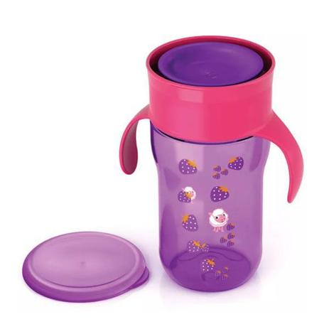 Copo Natural 340ml 12m+ Roxo Philips Avent Menor preço em Copo Natural 340ml 12m+ Roxo Philips Avent