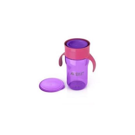 Copo Natural Philips Avent 340 ml Roxo Menor preço em Copo Natural Philips Avent 340 ml Roxo