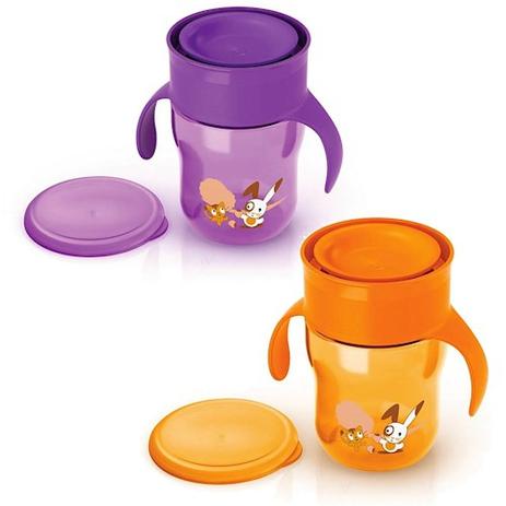 Copo natural roxo e laranja* - Avent philips Menor preço em Copo natural roxo e laranja* - Avent philips