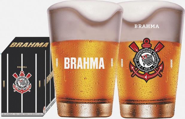 Copo Oficial Corinthians Para Cerveja e Chopp Brahma - 350ml - Ambev Menor preço em Copo Oficial Corinthians Para Cerveja e Chopp Brahma - 350ml - Ambev