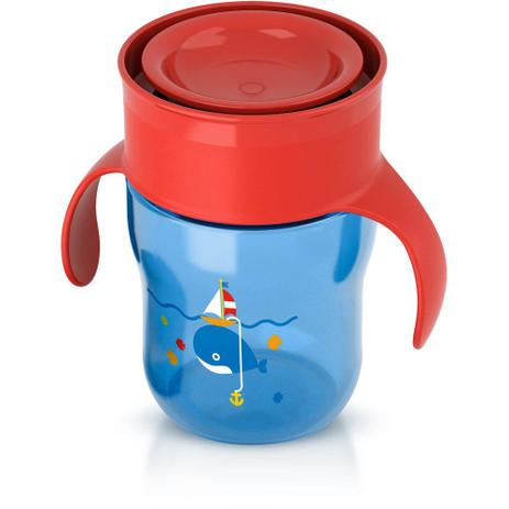 Copo Philips Avent Natural 260Ml - Scf782/20 - Vermelho Menor preço em Copo Philips Avent Natural 260Ml - Scf782/20 - Vermelho