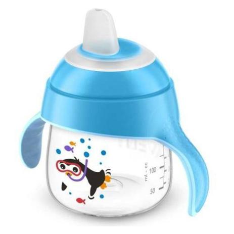 Copo Pinguim 200ml Azul - Avent - Philips-avent Menor preço em Copo Pinguim 200ml Azul - Avent - Philips-avent