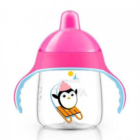 Copo Pinguim 260ML Philips AVENT SCF753/07 Rosa Menor preço em Copo Pinguim 260ML Philips AVENT SCF753/07 Rosa