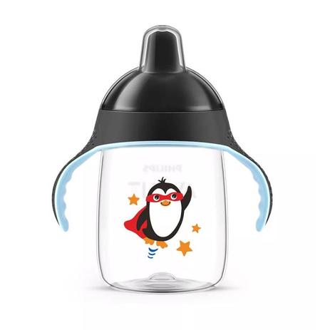 Copo Pinguim 340ml Preto - Philips Avent Menor preço em Copo Pinguim 340ml Preto - Philips Avent