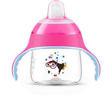 Copo Pinguim Rosa 200 Ml Scf751/07 Avent - Philips avent Menor preço em Copo Pinguim Rosa 200 Ml Scf751/07 Avent - Philips avent