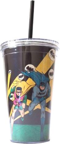 Copo Plástico Com Tampa E Canudo Batman E Robin - Comics Menor preço em Copo Plástico Com Tampa E Canudo Batman E Robin - Comics