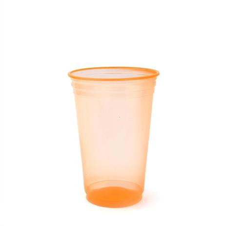Copo Plástico Neon Laranja 300ml Copobras - Festabox Menor preço em Copo Plástico Neon Laranja 300ml Copobras - Festabox