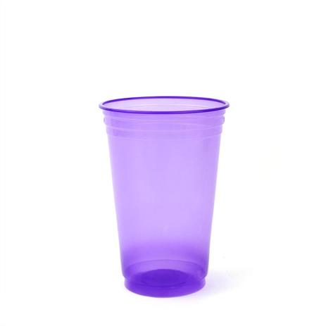 Copo Plástico Neon Roxo 300ml Copobras - Festabox Menor preço em Copo Plástico Neon Roxo 300ml Copobras - Festabox